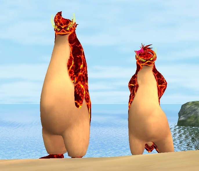 Dignified Lava Penguin Form Candy